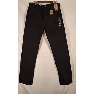 Levi's 501 Original Shrink to Fit Jeans Black 35x36‎ NEW